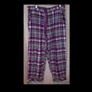Covington Pink Plaid Pajama Bottoms